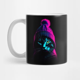 Synthwave Kitty #1 Mug